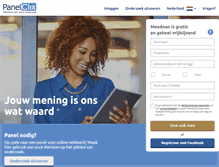 Tablet Screenshot of panelclix.nl